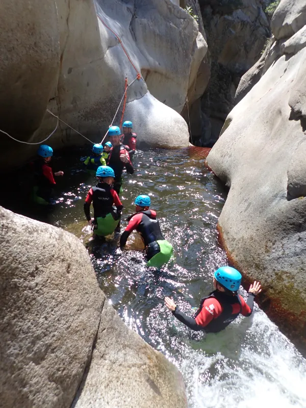 Canyoning en famille à Molitg-les-Bains